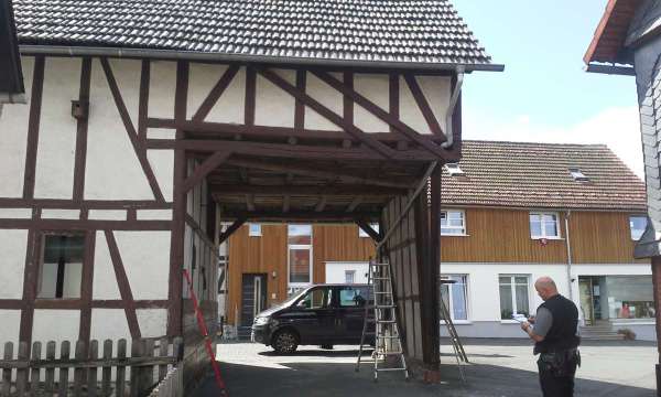 2016 Fachwerksanierung vorher