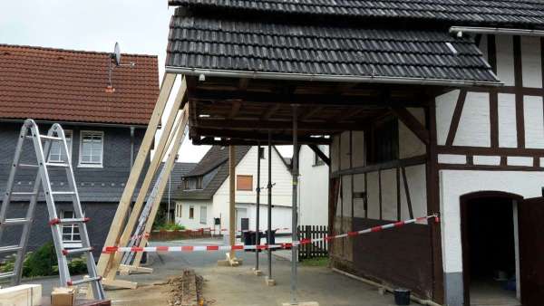 2016 Fachwerksanierung Entkernung